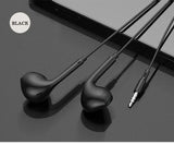 3.5mm In-Ear Earphone Wired with Microphone Earbuds White And Black Headphone Earphones for MP3 MP4 Samsung Huawei Xiaomi Phones