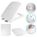 O-Shaped Toilet Seat Slow Close Quiet Lid Thickened Durable for Both Adults Children Universal Bathroom Accessories