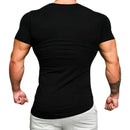 Camisetas de manga corta transpirables de algodón para hombre, camisas ajustadas para gimnasio, Fitness, culturismo, ropa deportiva con dobladillo Irregular, transpirables, de verano