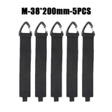 Organizador de cables con hebilla triangular para la gestión de cables de alimentación, nailon, correas resistentes para cables, mangueras, organizador para coche, 10 unidades 