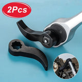 2Pcs Car Angle Type Half Axle Disassembly Tool Drive Pry bar Adapter Bar Fits1/2 Ratchet for Disassembling Axles Repair Tool