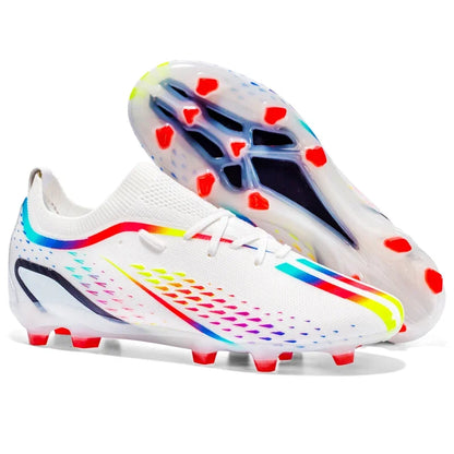 New Men Soccer Shoes Adult Kids Comfortable Football Boots Top Quality Breathable Sport Outdoor Training Shoes Non Slip FG