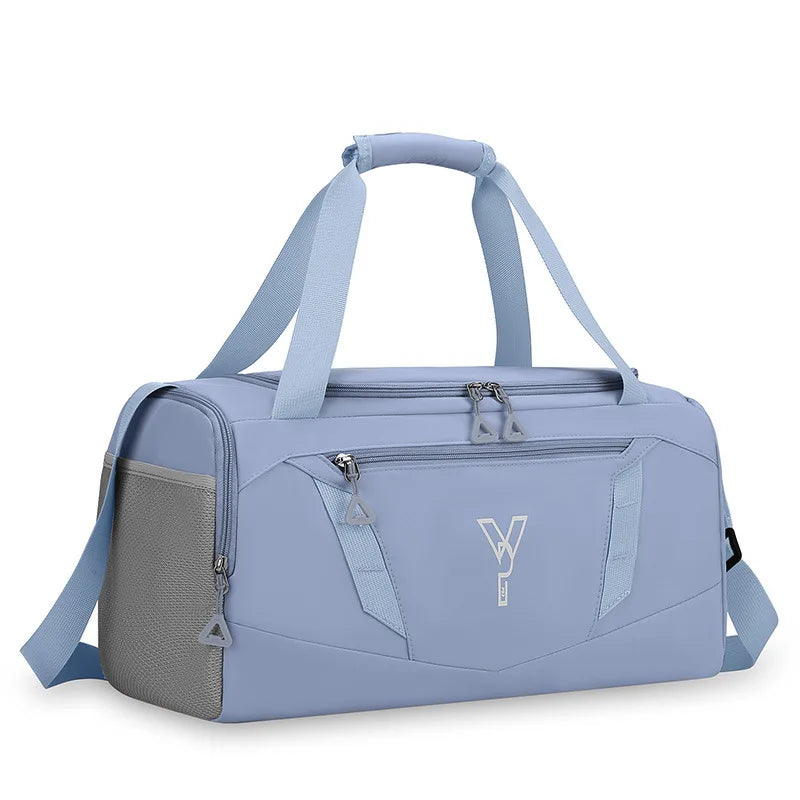 Women's Sports Gym Handbag Waterproof Fitness Training Bag Dry Wet Swimming Tote With Shoes Pocket Travel Luggage Shoulder Bags