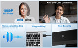 HD 1080P Web Camera with Microphone Autofocus USB Webcam PC Laptop Camera for Live Stream/Video Calling/Conference Plug and Play