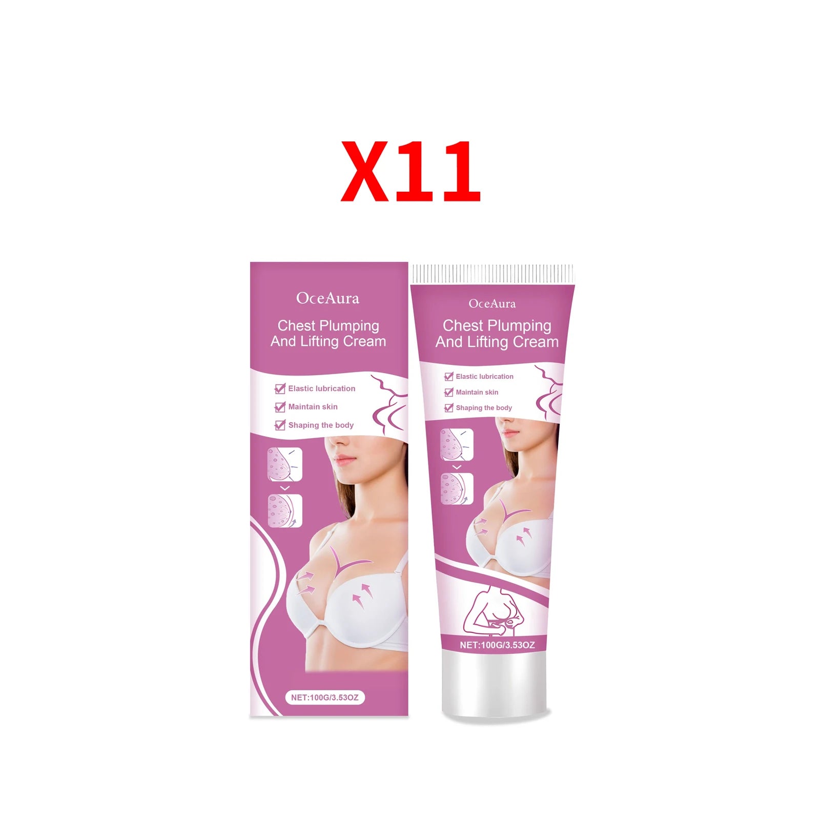 Chest Plumping Lifting Cream Enlargement Size up Enhancenment Improve Breast Flat Sagging Bust Firming Massage Boob Growth Cream