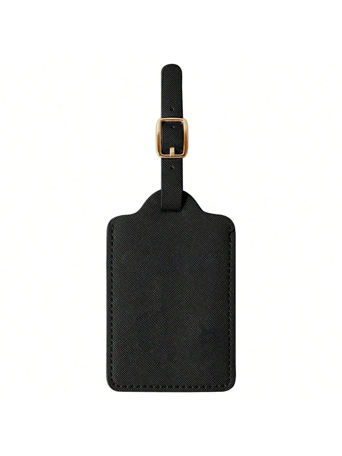 PU Leather Luggage Tag for Travel - Durable Suitcase ID Tag with Privacy Cover & Name Card Slot (A-Z) liu