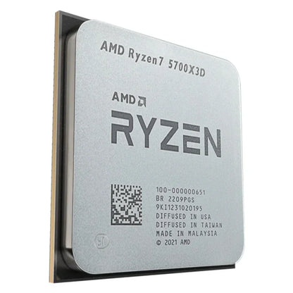 AMD Ryzen 7 5700x3d CPU 3 GHz AM4 processore R7 5000 Serie 8 Core 16 Thread 3.0 GHz Socket AM4 105W nessuno grafico integrato