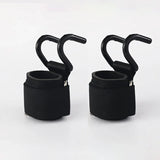 1PC Weight Lifting Hook Grips with Wrist Wraps Gym Hand-Bar Wrist Strap  Fitness Hook Weight Strap Pull-Ups Power Lifting Gloves