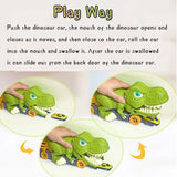 New Dinosaur Toy Play Vehicle Game For Boys Car Carrier Truck Children Montessori Gift Kids Racing Track with Children Mini Car