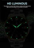 RUIGE Fashion Men's Watch Roman Scale Minimalist Men's Famous Watch Night Glow Waterproof Trendy Watch