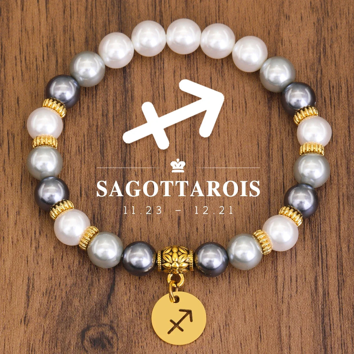 12 constelações pulseira de aço inoxidável pingente taurus capricórnio escorpião libra concha contas acessórios pulseira feminina presente