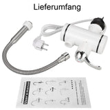 3000W Electric Kitchen Water Heater Tap Instant Hot Water Faucet Heater Cold Heating Faucet Tankless Instantaneous Water Heater