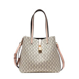 CH Women's Large Capacity Handbag Daily Commuting High-end Versatile PU Material Letter Printed Design Women's Crossbody Bag