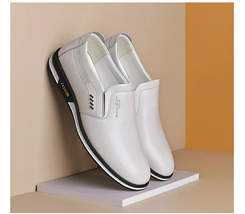 Brand Leather Shoes for Men Designer Loafers High Quality Adult Moccasins Men Driving Shoes Male Footwear Men's Formal Shoes