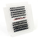 5D DIY Cluster Invisible band Lashes Segmented Bundle Thick Eyelashes Extension Russian Volume Individual False Lashes Cilios