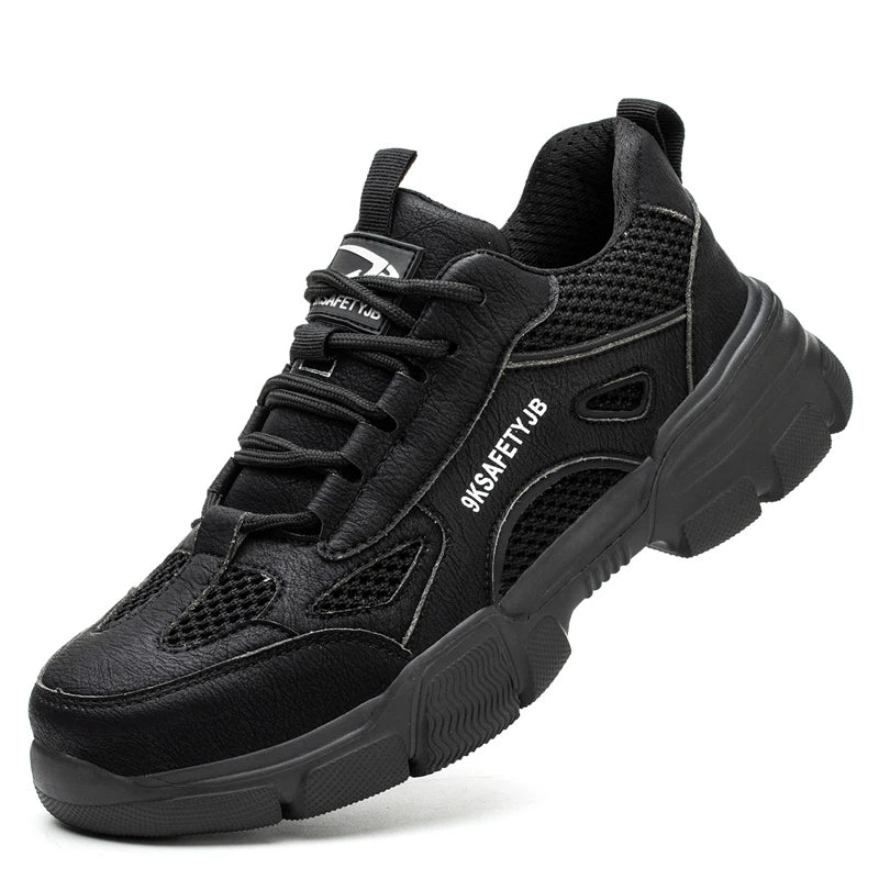 Lightweight Safety Shoes Men Women Work Shoes Steel Toe Cap Working Boots Sneakers Man Women Breathable Shoes Tactical Boots