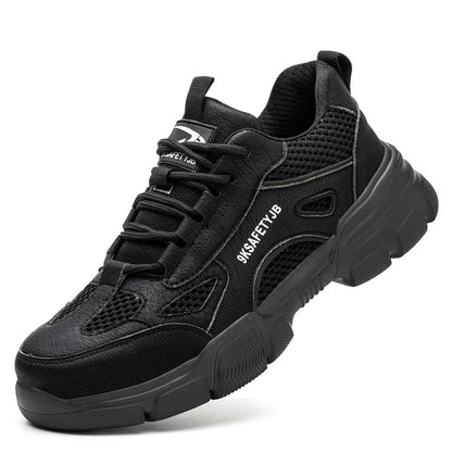 Lightweight Safety Shoes Men Women Work Shoes Steel Toe Cap Working Boots Sneakers Man Women Breathable Shoes Tactical Boots