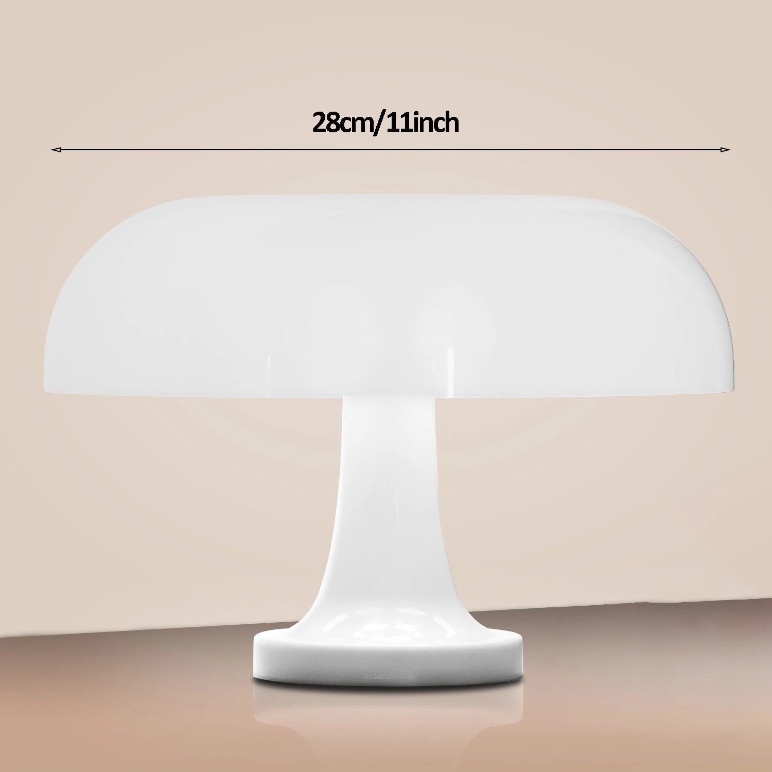 Classic Mushroom Table Lamp Modern Bauhaus Art Table Lamp Bedroom Bedside Lamp Danish Designer Orange Decorative Table Lamp