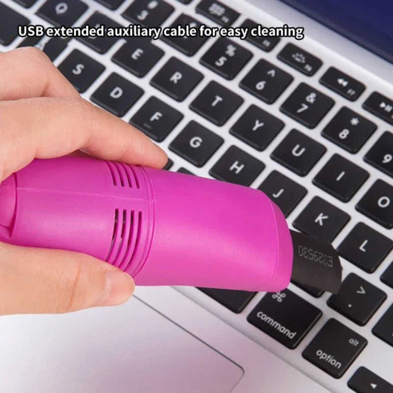 Mini USB Vacuum Cleaner Keyboard Brush Laptop Shell Cleaner Dust Brush Portable USB Vacuum Cleaner Computer Cleaning Tool