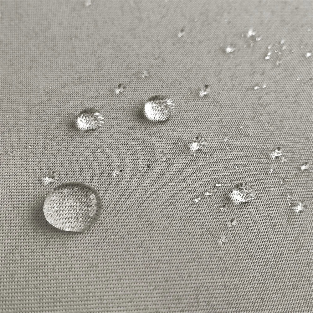 Outdoor Waterproof Blackout Curtains Top and Bottom Grommets Garden Windproof Rainproof Polyester Three Layers of Shading Screen