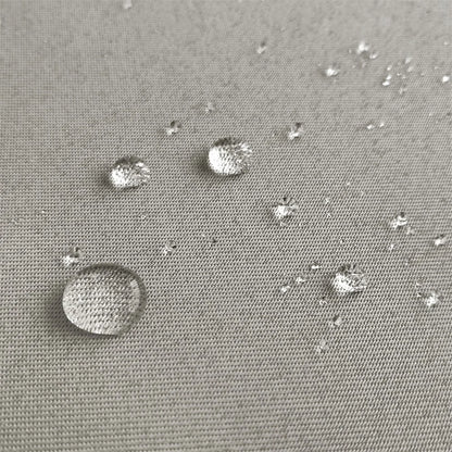 Outdoor Waterproof Blackout Curtains Top and Bottom Grommets Garden Windproof Rainproof Polyester Three Layers of Shading Screen