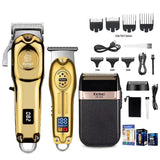 Kemei KM-678 KM-2024 KM-2628 Professional Electric Hair Clippers Beard Clipper Rechargeable Men's Shaver Hair Trimmer Kit