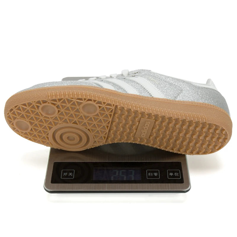 Adidas (Adidas) Trefoil Women's Sneakers Samba Og Trendy Fashion Low-Top Casual Shoes Ki6264