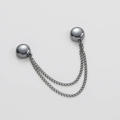 DIY Sewing Supplies Hooks Chain Magnetic Buckle Exquisite Brooch Buckles Roll Up Pants Legs Alloy Change Shorts Trouser Legs