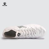 Botas de fútbol KELME MG de piel de becerro para césped artificial, antideslizantes, con amortiguación y entrenamiento, ZX80121058