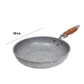 Durable Stone Frying Wok Pan Non-stick Ceramic Pot Induction Fryer Steak Cooking Gas Stove Skillet Cookware Tool for Kitchen Set