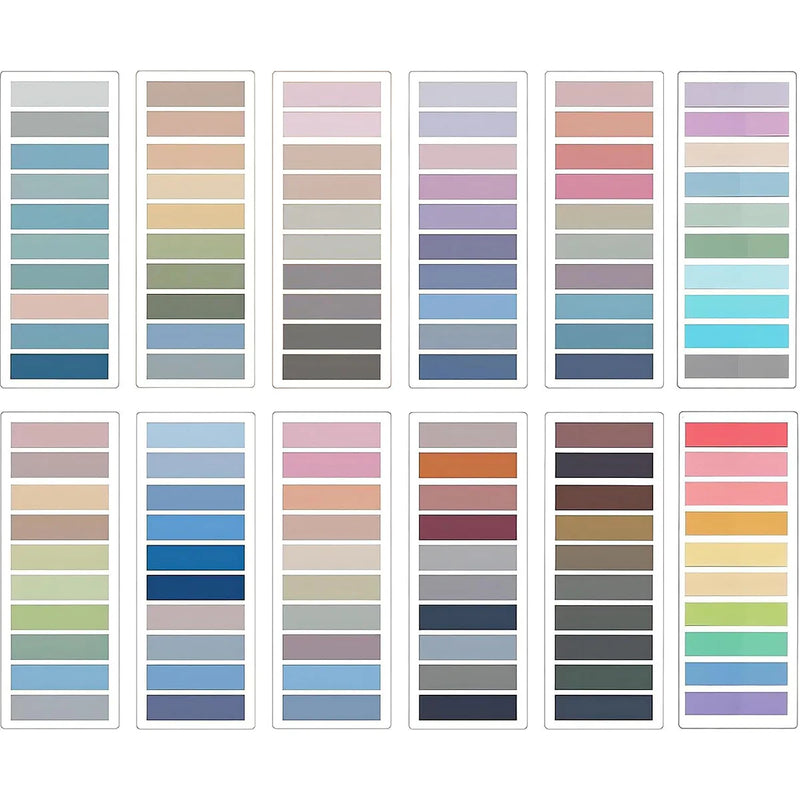 200-3600Sheets Transparent Index Creative Memo Pads Office School Stationery Self-Adhesive Stickers Posted It Sticky Note Pads