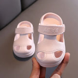 New Kids Summer Sandals Hole Shoes Baby Anti-slip Soft Floor Boys Girls Beach Sandals Slippers 1-6 Years Children
