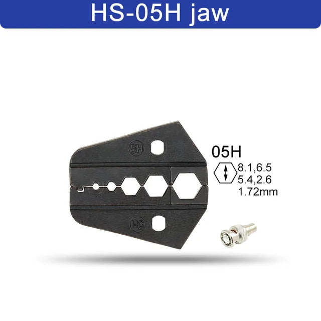 Crimping pliers jaw HS-03BC/40J/10WF/10A/103/2546B/35WF/05H/06WF2C for 230mm pliers plug spring and crimping cap terminals
