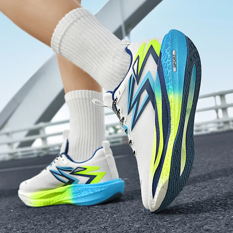 Running Sneakers Men Lightweight Breathable Non-Slip Wear-Resistant Soft Gym Jogging Shoes Comfort Marathon Sport Shoes for Man