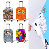Aircraft Series Luggage Cover High Elasticity Thickened Luggage Case Cover Dust Protection Cover Travel Accessories Packing