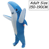 Adult Cute Animals Inflatable Costume Bunny Zebra Shark Bee Koala Cosplay Funny Suits For Halloween Purim Fancy Mascot Costumes