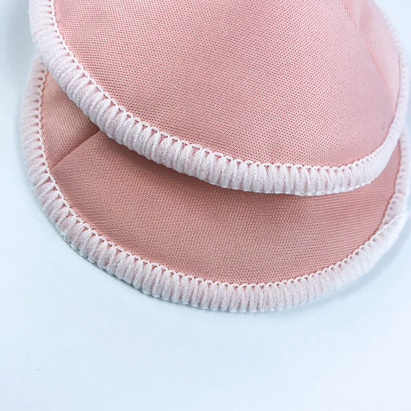 Discos absorbentes reutilizables para lactancia materna, 2 estilos, 4 pares, 3 capas, lavables, suaves, de fibra de bambú, accesorios para sujetador posparto.