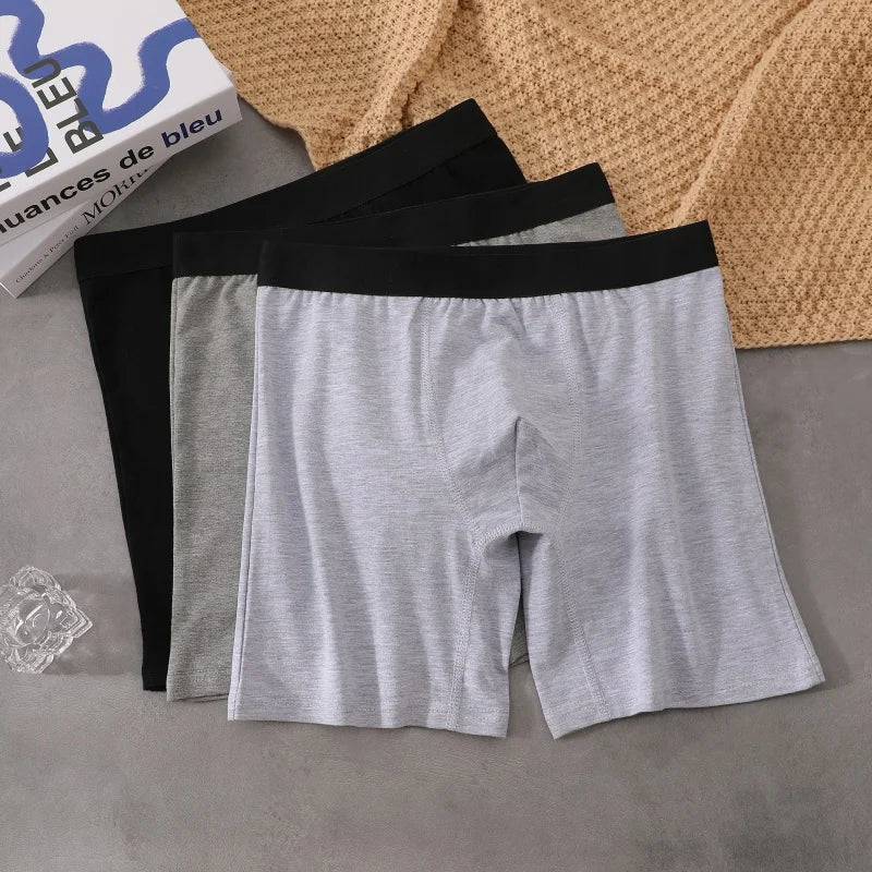 6Pcs Men Panties Cotton Underwear Soft Breathable Boxer Underwear Trendy Simple Hot-Selling Men's Boxer Underwear Fashion Pop