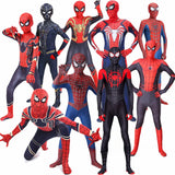2025 Anime Iron Man Cosplay Costume Superhero Iron Man Boys Girls Jumpsuit Cloak Outfit Halloween Carnival Costumes Jumpsuits