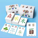 250 Pcs/Set Kid Learning Chinese Language Words Literacy Cards Baby Learning Card Memory Game Educational Toy Card for Kids