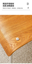 American Retro Dining Chair. Dopamine Chair Solid Wood Vitra Chair. Household Light Luxury High-end Backrest Chair