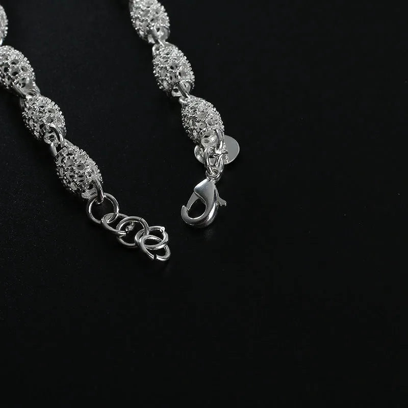Fashion 925 Sterling Silver Bracelets For Women Luxury Original Designer Hollow Lantern Ball Charm Bracelets Beautiful Jewelry