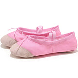 Flat Head Slippers for Kids, Soft Ballet Slippers, Belly Dance Shoes, Yoga, Gym, Black and White, Women and Men