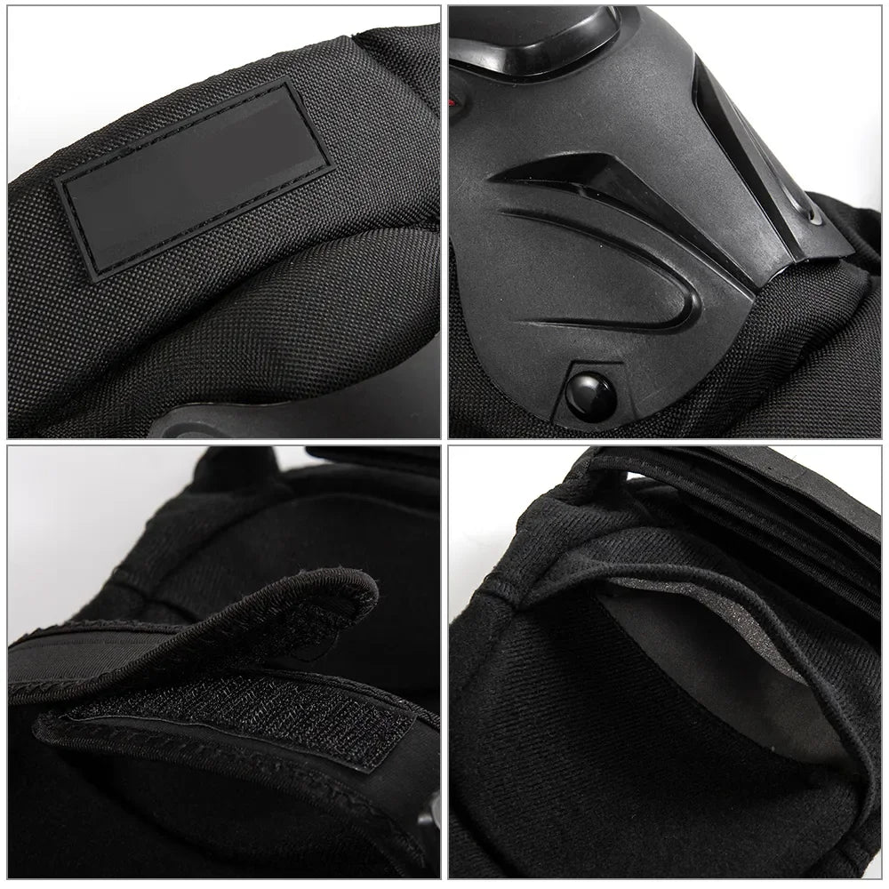 1Pair Knee Brace Elbow Protection Pads Shock Absorption Keep Warm Motorcycle Knee Elbow Pads Safety Protector for Outdoor Sports