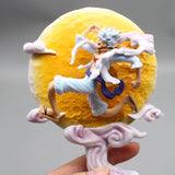 16cm One Piece Anime Figure Moon Fairy Nika Monkey D Luffy Gear 5 With Moon Light Action Figure Gk Statue Model Collection Toys
