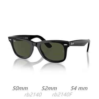 RayBan original Classic RB2140 2140F WAYFARER Square sunglasses Glass lenses, glossy frame, UV Protection Premium Eyewear in box