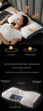 Knitted cotton pillow, cervical spine protection, sleep aid, pillow core, special household dormitory student pillow for adults