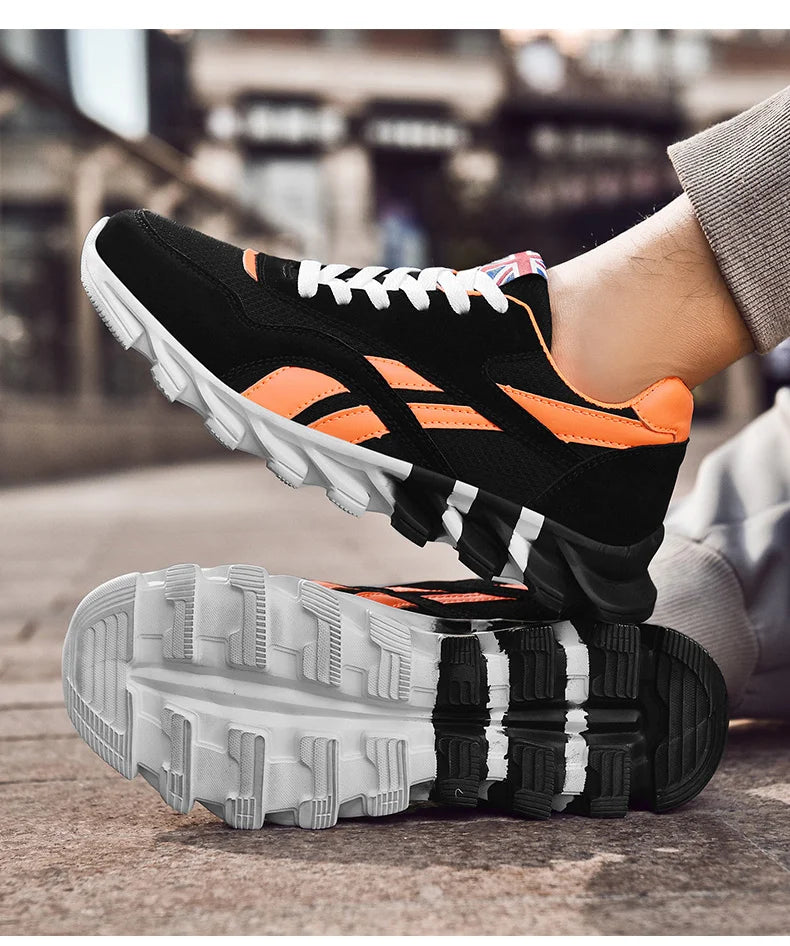 Men's casual sports shoes, outdoor lightweight walking sports running shoes, comfortable high-quality men's tennis shoes