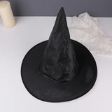1Pc Halloween Black Witches Hat Cap Hanging Witches Hats Costume Accessory For Halloween Party Cosplay Favor Role Play