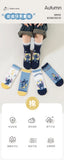 5 pares de calcetines para niños con puntadas de dibujos animados, calcetines para niño, calcetines de tubo medio para primavera y otoño, calcetines bonitos de algodón para niños, calcetines para niña, talla 1-12 años